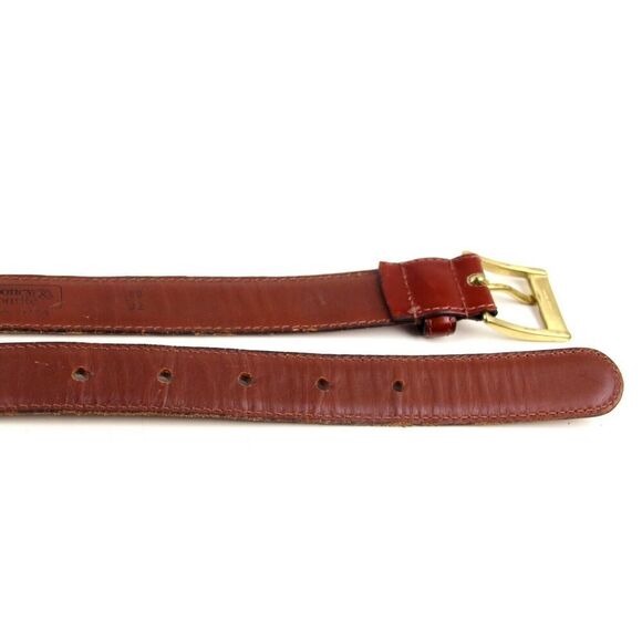 Dooney & Bourke BROWN GENUINE LEATHER 1"Wd CASUAL DRESS MEN'S BELT Sz 32/80 (t42 - Picture 14 of 14